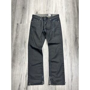 Projek Raw Gray Black Matte Bootcut Jeans Size 36